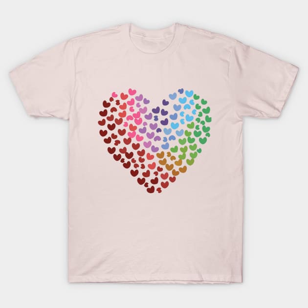 Valentines Day Gift - Candy Hearts T-Shirt by AnimeVision